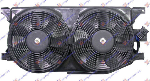 Electroventilator - Mercedes Ml (W163) 1998 , 1635000155