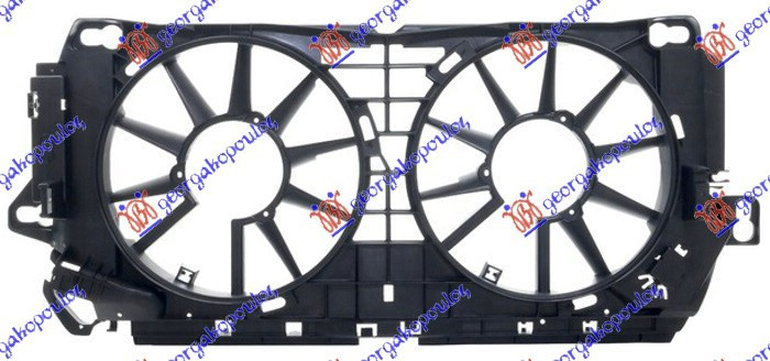 Electroventilator - Mercedes Sprinter 209-524 (W906) 2006 , 2e0121207k