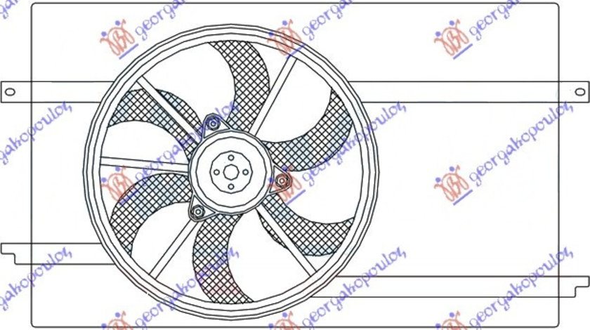 Electroventilator - Mitsubishi Colt 2005 , 1355a010