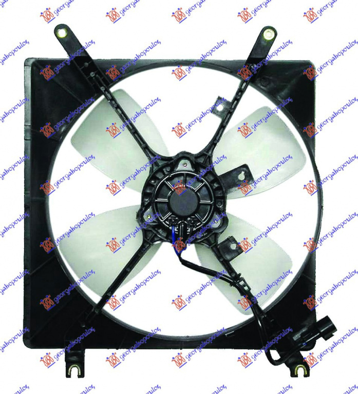 Electroventilator - Mitsubishi Lancer (Cb1/4) 1992 , Mb845078