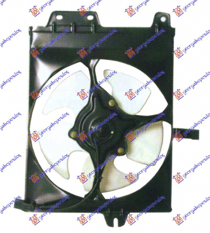 Electroventilator - Mitsubishi Lancer (Cb1/4) 1992 , Mb869473