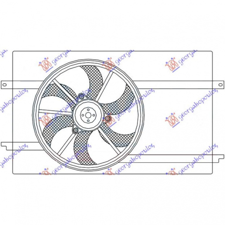 Electroventilator - Mitsubishi P/U L200 2006 , 1320a015