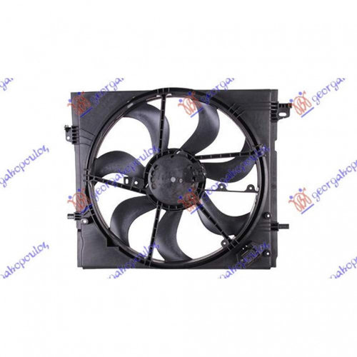 Electroventilator Model Benzina/Diesel Man/Auto (Except Benzina 1 2dig-T Manual) - Nissan X-Trail 20...