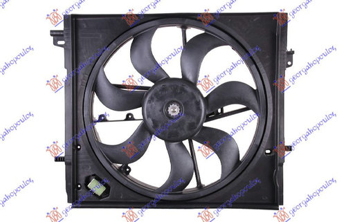 Electroventilator Model Benzina/Diesel Man/Auto (Except Benzina 1 2dig-T Manual) - Nissan Qashqai 20...