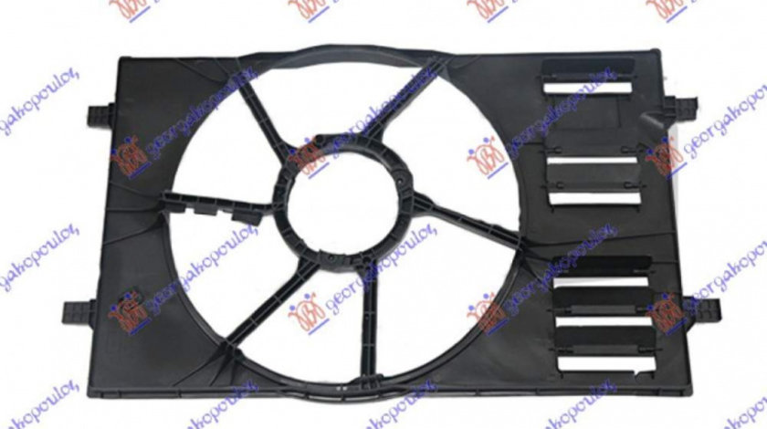 Electroventilator (Motor+Fan) (300mm) - Vw Arteon 2000-2001, 5q0959455ah