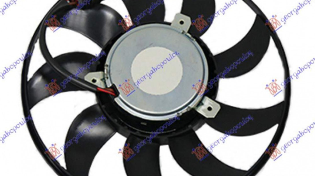 Electroventilator (Motor+Fan) (300mm) - Vw Golf Vii 2013 , 5q0959455ah