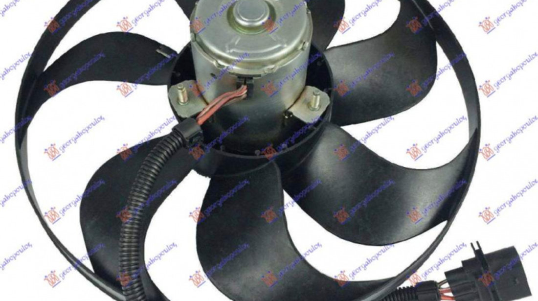 Electroventilator (Motor+Fan) (345mm) - Skoda Roomster 2010 , 6e0959455a
