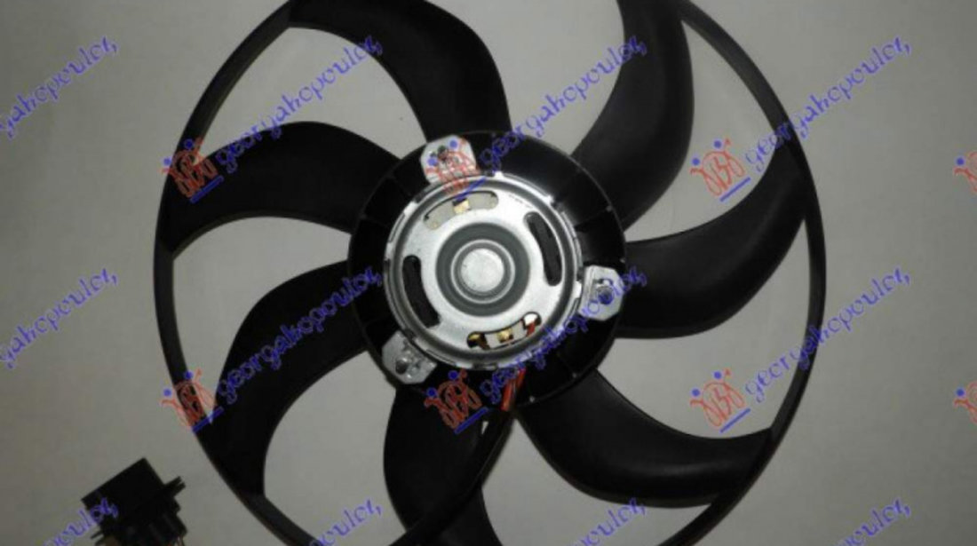 Electroventilator (Motor+Fan) (345mm) - Skoda Roomster-Praktik 2006 , 6e0959455a