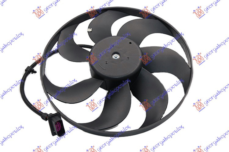 Electroventilator (Motor+Fan) (345mm) - Vw Golf Iv 1998 , 6e0959455a