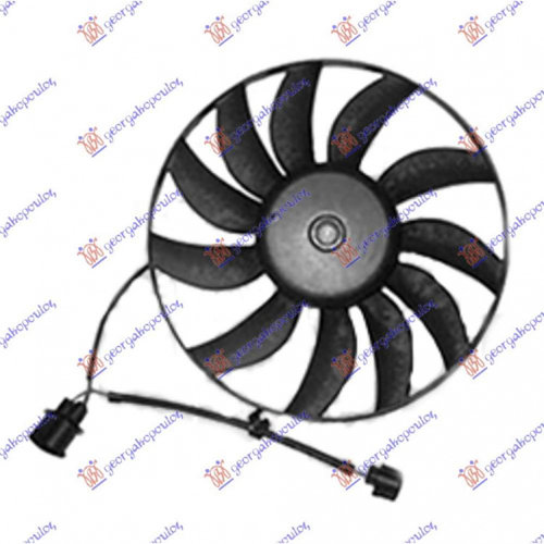 Electroventilator (Motor+Fan) (360mm) (100w) - Vw Golf V Variant 2007 , 1k0959455cn
