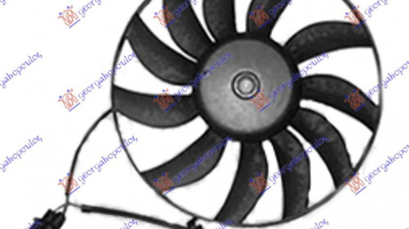 Electroventilator (Motor+Fan) (360mm) (100w) - Vw Golf V Variant 2007 , 1k0959455cn