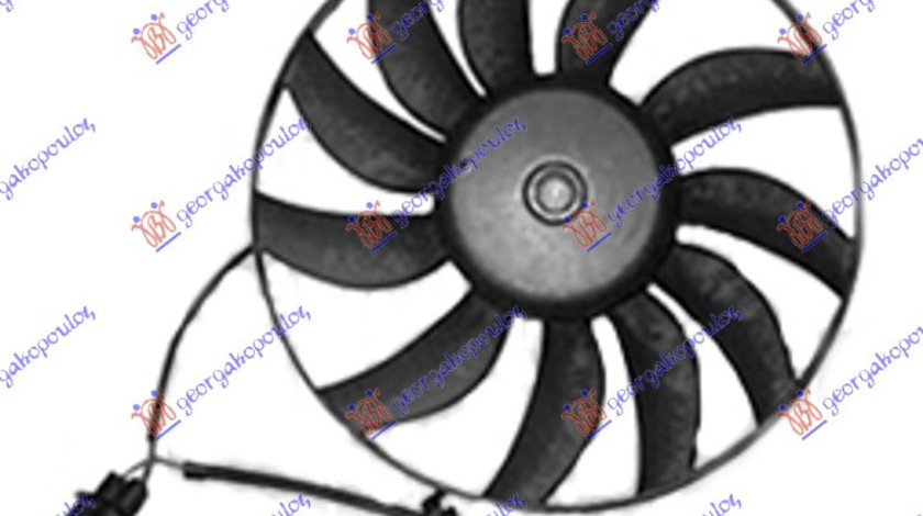 Electroventilator (Motor+Fan) (360mm) (100w) - Vw Golf V 2004 , 1k0959455cn