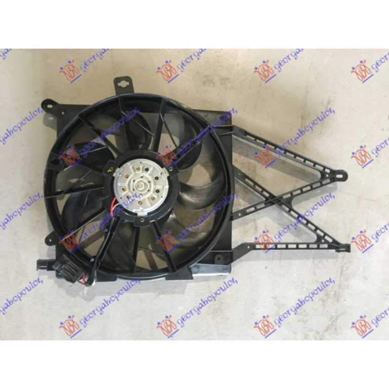 Electroventilator (Motor-Fan) (4pin) (390mm) - Opel Astra H 2004 , 6341168