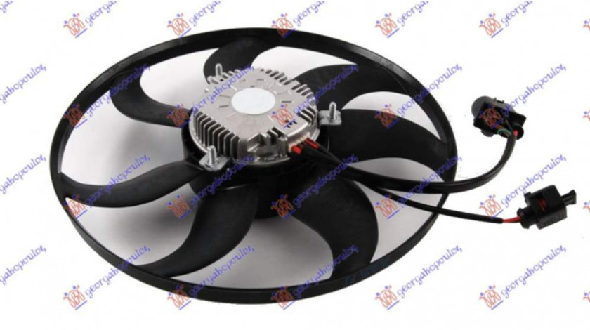 Electroventilator (Motor & Fan) Benzina-Diesel (360mm) (220w) - Audi A1 2014 , 1k0959455bc