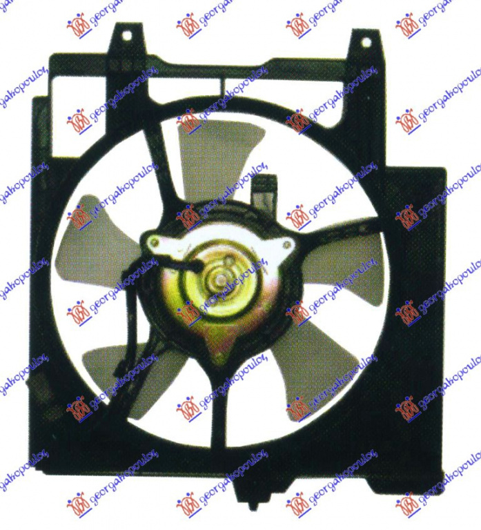 Electroventilator - Nissan Micra (K11) 1992 , 21481-44b00