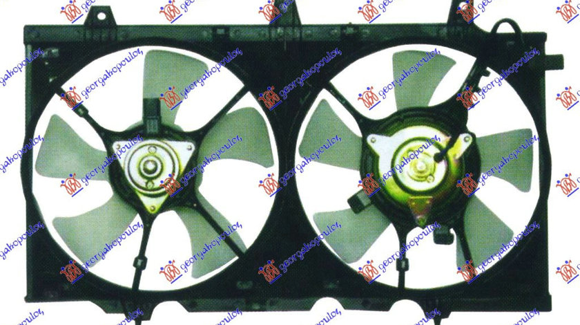 Electroventilator - Nissan Primera (P10) Sdn-L/B 90-96, 21481-53j20