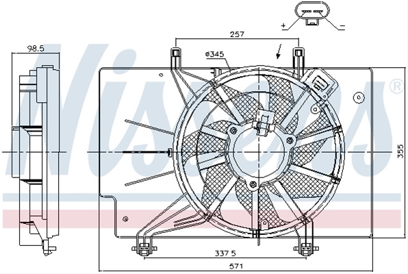^^^^^^^ # Electroventilator Nissens Ford 85910