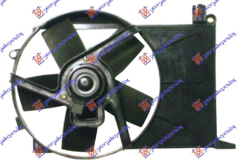 Electroventilator - Opel Corsa B 1993 , 1314519