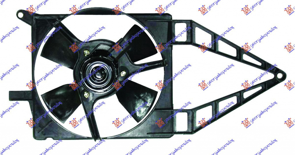 Electroventilator - Opel Corsa B 1993 , 1341244