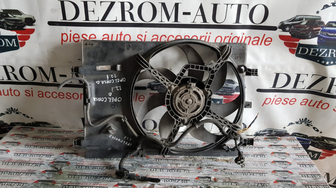 Electroventilator original Fiat Grande Punto 1.4i 75/77/78/95cp cod piesa : 55702179 / 55701002