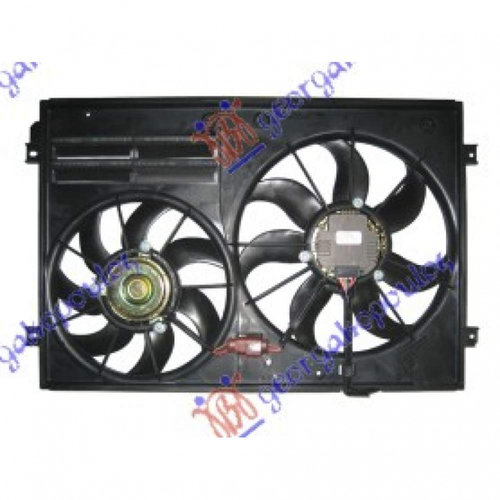 Electroventilator Pet-Dsl (Rad 45cm) - Vw Caddy 2010 , 1k0121207ad