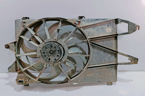 Electroventilator Racire cu Suport 95BB8146AB / 95BB8C607 / YU5A8653AA Ford Mondeo MK3 [2000 - 2003]