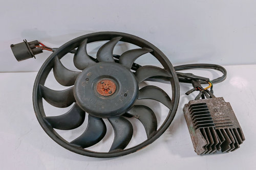 Electroventilator racire Valeo cu modul FC1039867007X / 8E0959501F Audi A4 B6 [2000 - 2005]