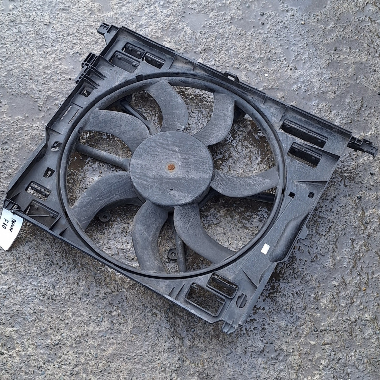 Electroventilator Radiator BMW 5 - F10, F18, F11 2009 - 2017 Motorina 7594610, 7949113, A07949113, L1850974101, 6732759461001, A54921111, A12333113S4, 0460810701, 0470141356