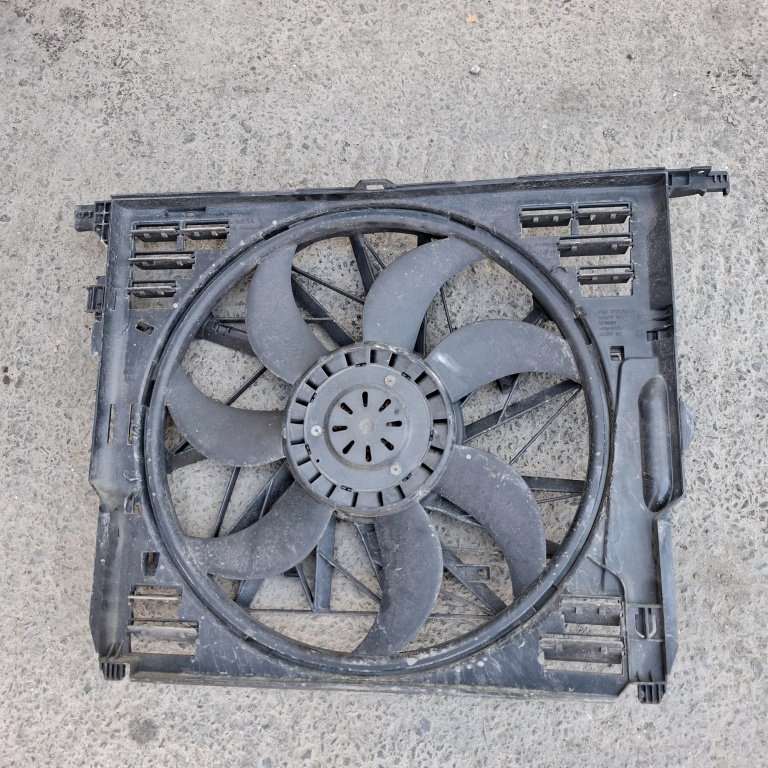 Electroventilator Radiator Bmw 5 - F10, F18, F11 2009-2017 520 D N47 D20 C Motorina 7575258, 1742757525804, 16141910, A4591710X, 1742850974001, 8509740, A46402101, L1850974001, A310581013, 90032303