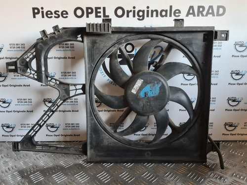 Electroventilator radiator Opel Corsa C facelift 2003-2006 1.2 i 59 kw 80 cp; 1. 0 i Z12XEP; 1312372...