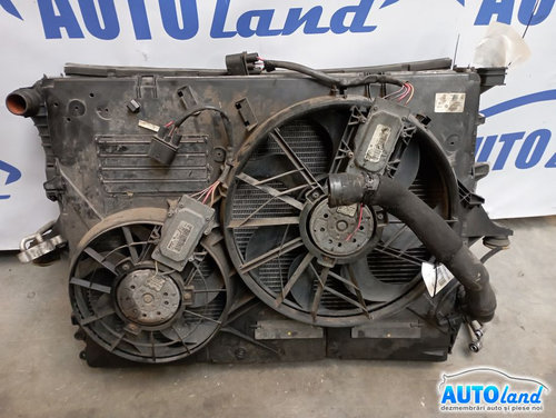Electroventilator Radiator Racire 7l0959455d 3.0 TDI +clima Volkswagen TOUAREG 7LA,7L6,7L7 2002