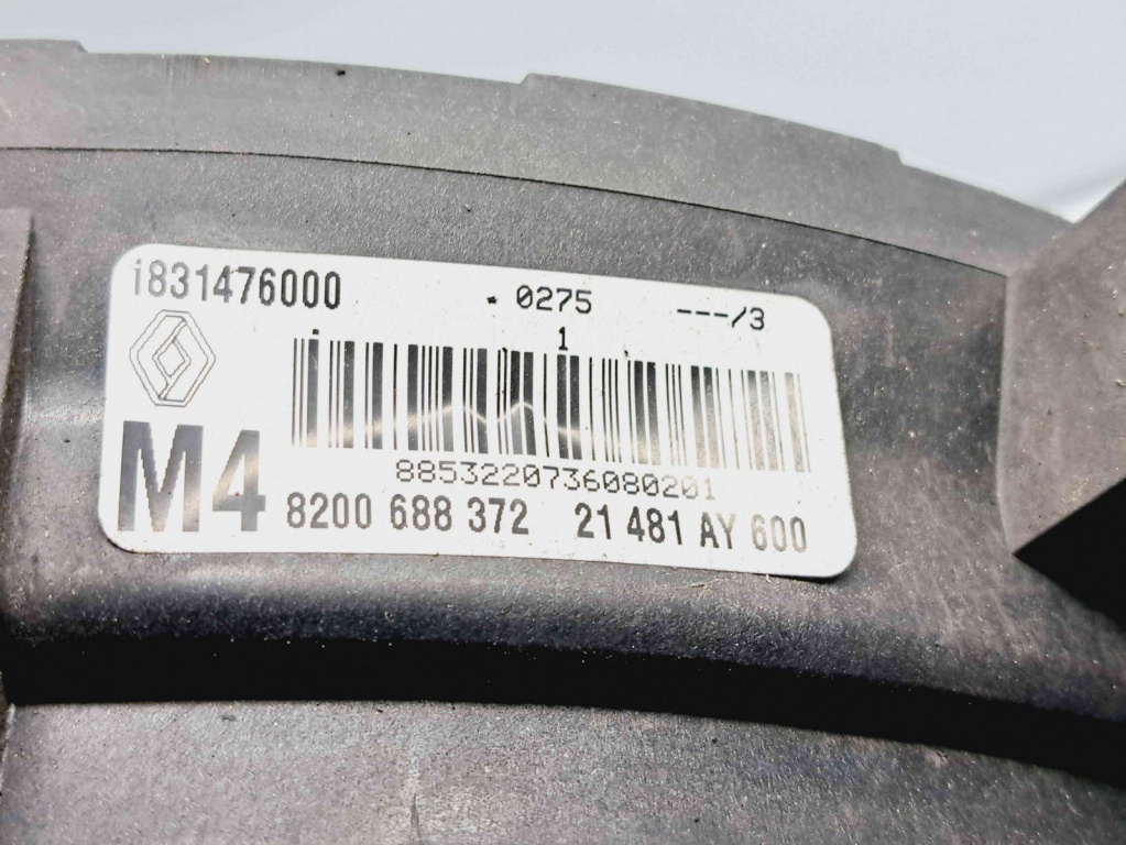 Electroventilator Renault Clio 3 [Fabr 2005-2012] 1831476000 1.2 Benz D4F740 55KW / 75CP 1.2 Benz D4F740 55KW / 75CP