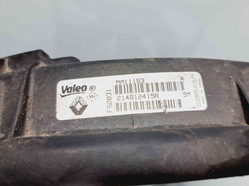 Electroventilator Renault Megane 3 (B95) [Fabr 2008-2016] 214812415R 1.6 Benz K4M858 81KW / 110CP 1.6 Benz K4M858 81KW / 110CP