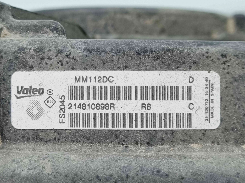Electroventilator Renault Megane 3 Combi [Fabr 2008-2015] 214810898R 1.5 DCI K9K636 81KW / 110CP 1.5 DCI K9K636 81KW / 110CP
