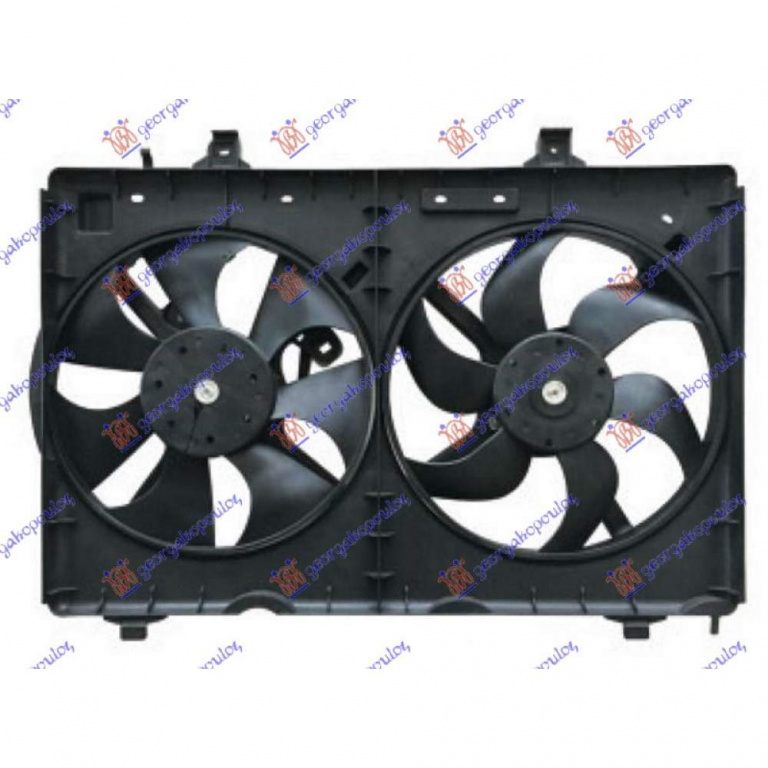 Electroventilator - Renault Megane Coupe/Cabrio 2014 , 214819037r