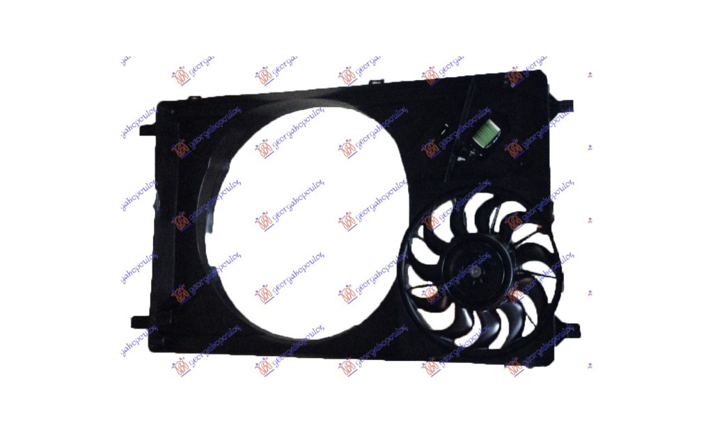 Electroventilator single + AC Ford Transit 2013-2019 NOU 1840600 BK318C607DA
