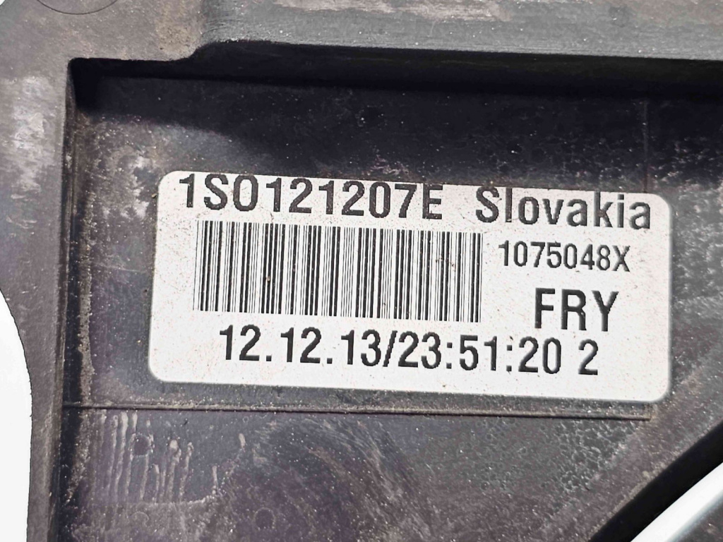 Electroventilator Skoda Citigo [Fabr 2011-prezent] 1S0121207E 1.0 Benz CHYB 55KW / 75CP