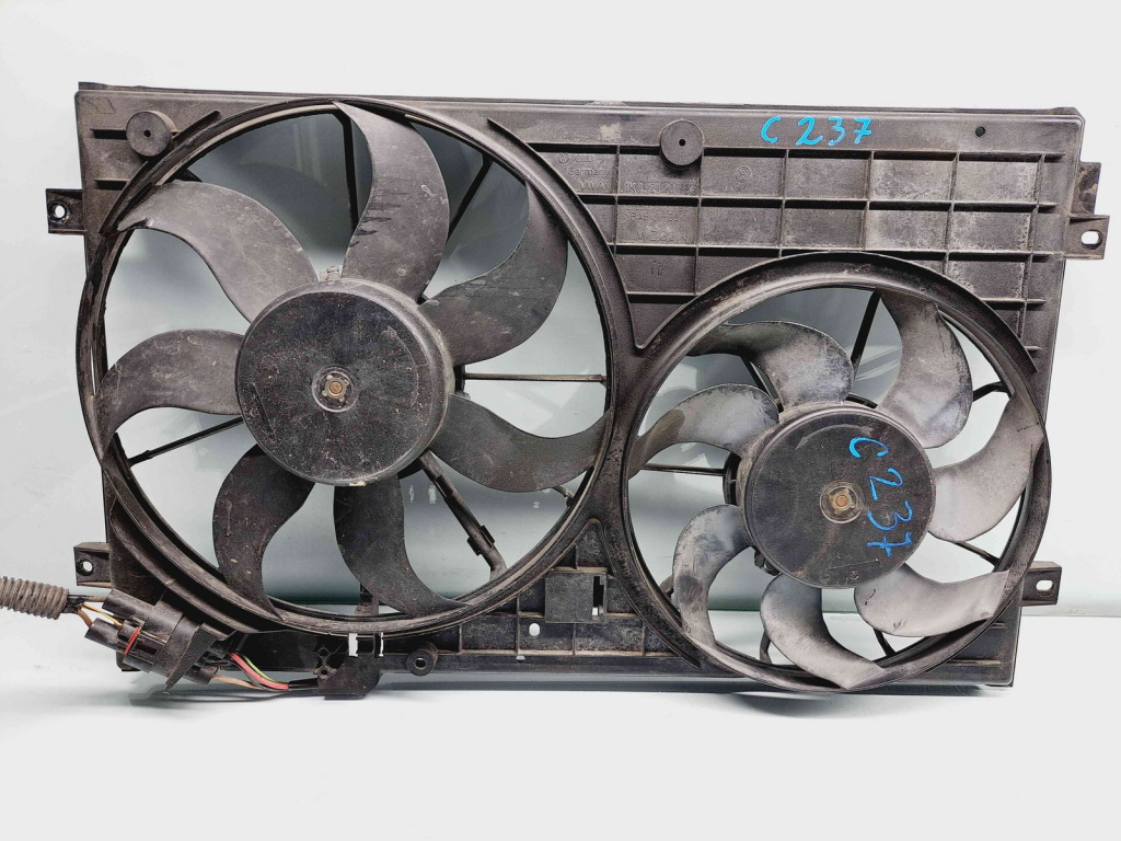 Electroventilator Skoda Octavia 2 (1Z3) [Fabr 2004-2013] 1K0121207BB 1.8 TFSI CDAA 118KW / 160CP 1.8 TFSI CDAA 118KW / 160CP
