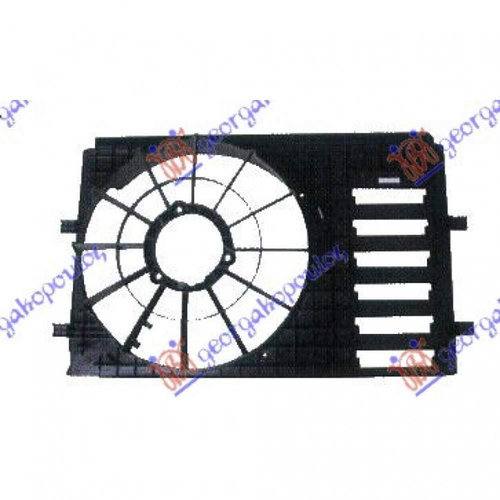 Electroventilator - Skoda Roomster-Praktik 2006 , 6r0121207c