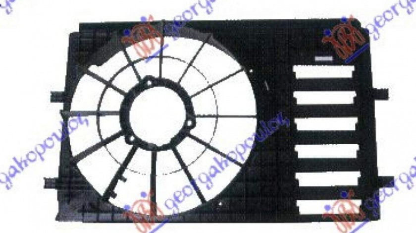 Electroventilator - Skoda Roomster-Praktik 2006 , 6r0121207c