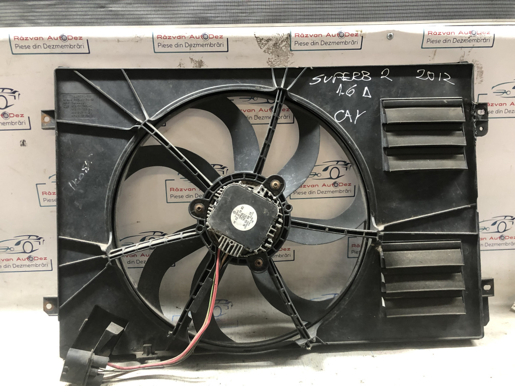 Electroventilator Skoda Superb 2 1.6 Motorina 2012, 1K0959455FB / 1K0121205AC
