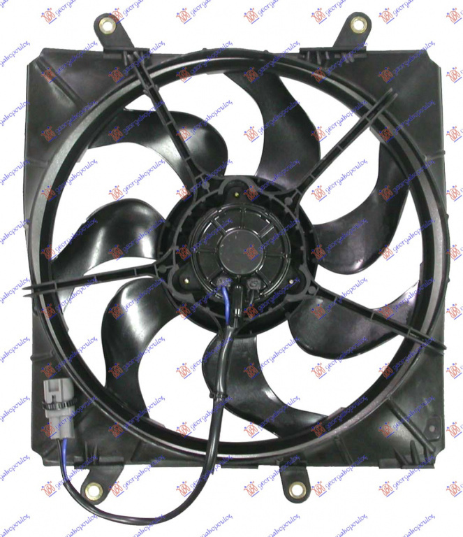 Electroventilator - Toyota Avensis (T22) 1997 , 16363-02070