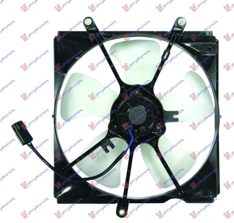 Electroventilator - Toyota Avensis (T22) 1997 , 88550-33010