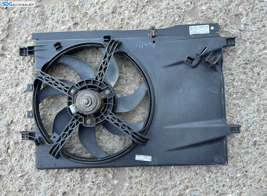 Electroventilator Ventilator Fiat Punto 1.0 1.2 1.4 2005 - 2012 Cod 55700995 [X3850]