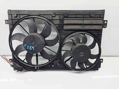 Electroventilator Volkswagen Golf 5 (1K1) [Fabr 2004-2008] 1K0121207 2.0 TDI CBAB 103KW / 140CP