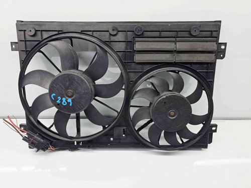 Electroventilator Volkswagen Golf 6 (5K1) [Fabr 2009-2013] 1K0121207 2.0 TDI CBAB 103KW / 140CP