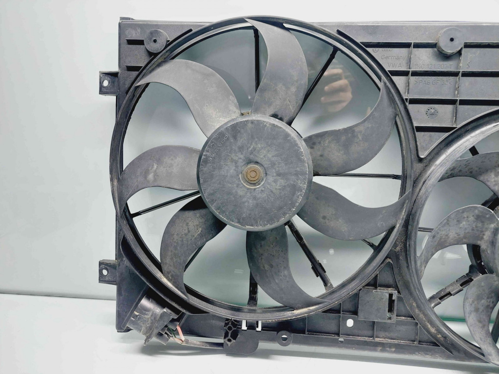 Electroventilator Volkswagen Passat B6 (3C2) [Fabr 2005-2010] 1K0121201T 1.9 TDI BLS77KW / 105CP 1.9 TDI BLS 77KW / 105CP