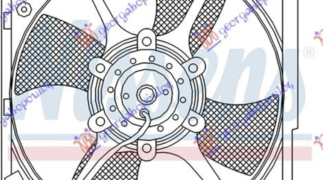 Electroventilator - Volvo S40 1995 , 308220359