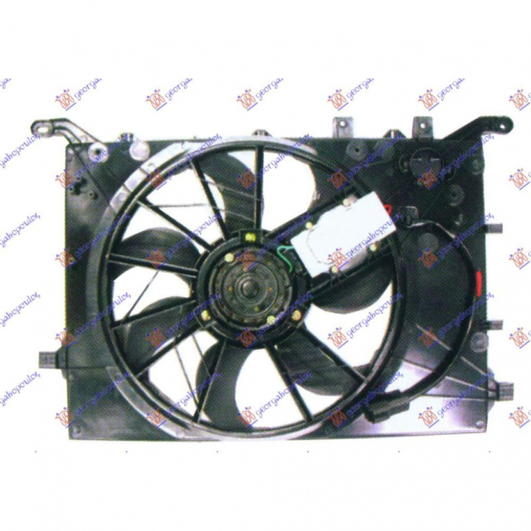 Electroventilator - Volvo S60 2000 , 86237344