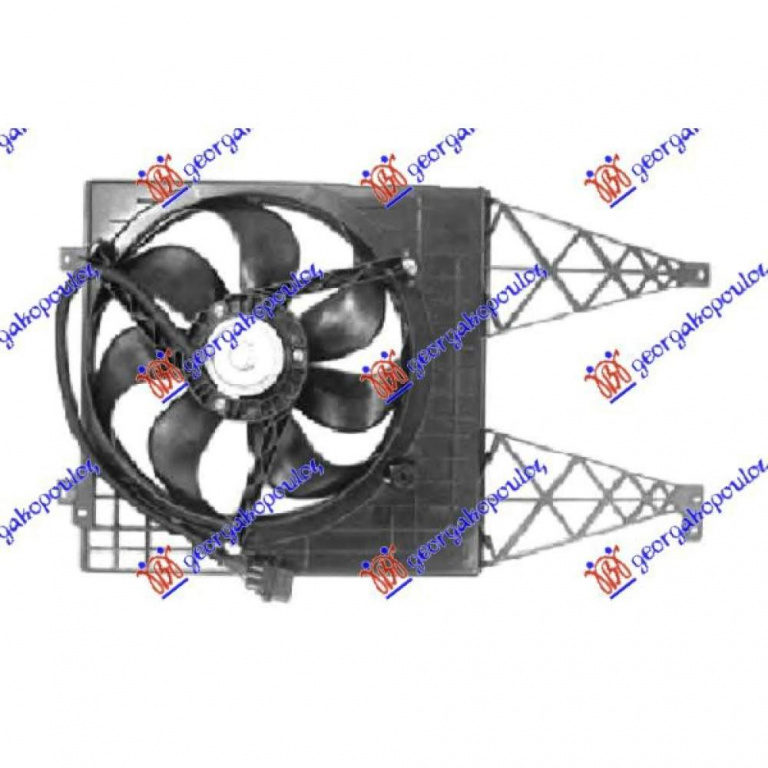 Electroventilator - Vw Golf Iv 1998 , 1j0121207l